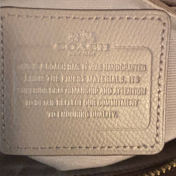 Coach Christie Carryall F36606 Leather Shoulder Bag with Gold Accents - Picture 9 of 13